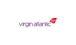 Logo of Virgin Atlantic, a brand Galena White has provided voiceover work for through a production partner.
